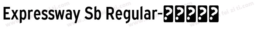 Expressway Sb Regular字体转换